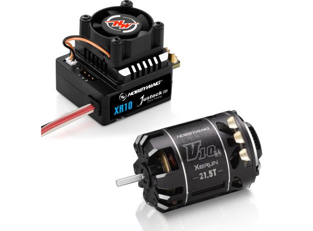 Hobbywing XR10 Justock G3S Combo — JS2: 10.5T G2.1 Motor