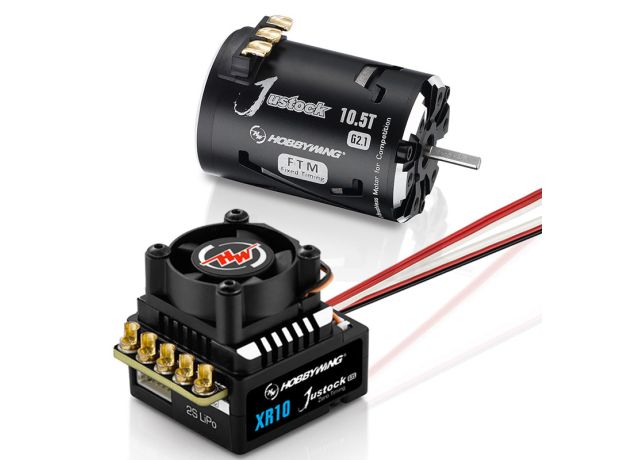 Hobbywing XR10 Justock G3S Combo — JS2: 10.5T G2.1 Motor