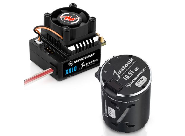 Hobbywing XR10 Justock G3S Combo — JS2: 10.5T G2.1 Motor