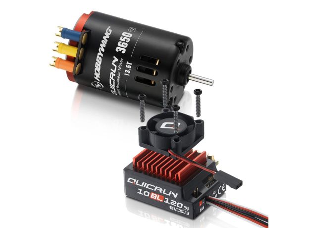 Hobbywing QUICRUN 10BL120 Sensored G2 COMBO — ESC + 3650 SD 10.5T G2