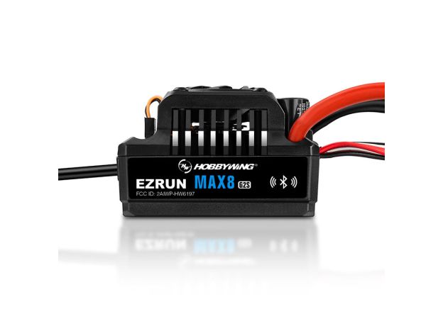 Hobbywing Ezrun MAX8 G2S ESC - Bluetooth™ — Opt out (No Shield)