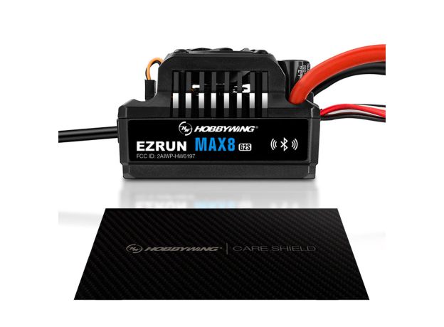 Hobbywing Ezrun MAX8 G2S ESC - Bluetooth™ — Opt out (No Shield)