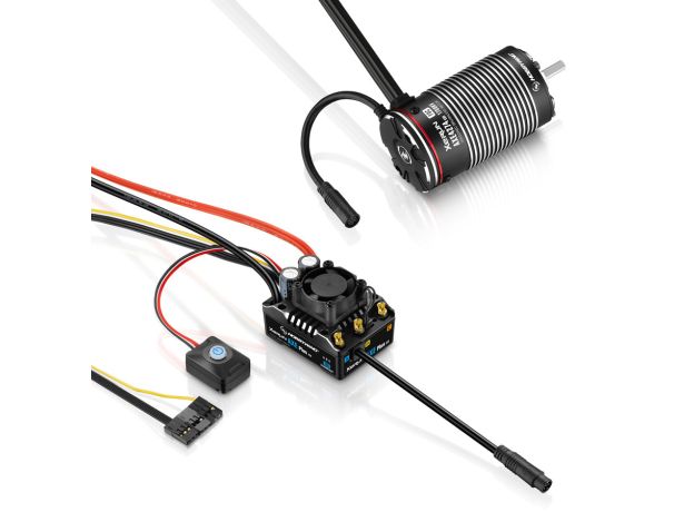 Hobbywing XERUN AXE R3 COMBO Uyumlu 1/8 Crawlers — R3 ESC + 4274SD 1700KV (3-6S)