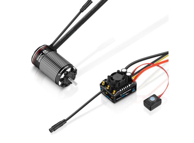 Hobbywing XERUN AXE R3 COMBO Uyumlu 1/8 Crawlers — R3 ESC + 4274SD 1700KV (3-6S)