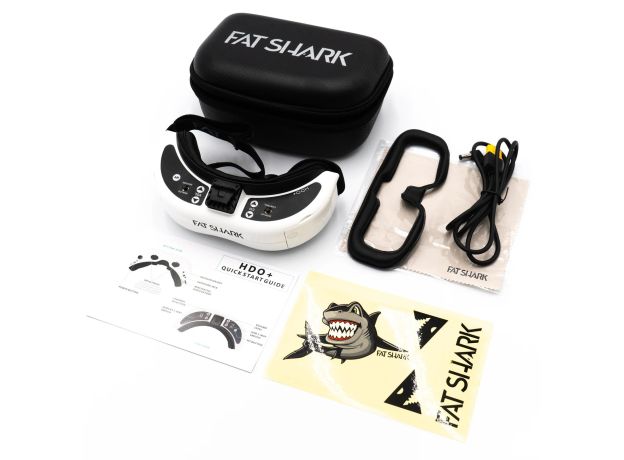 Fat Shark HDO+ NDAA FPV Goggles – White