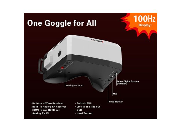 HDZero BoxPro FPV Gözlük