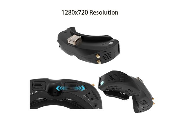 Skyzone SKY04O PRO FPV Goggles – Black Matte