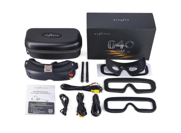 Skyzone SKY04O PRO FPV Goggles – Black Matte