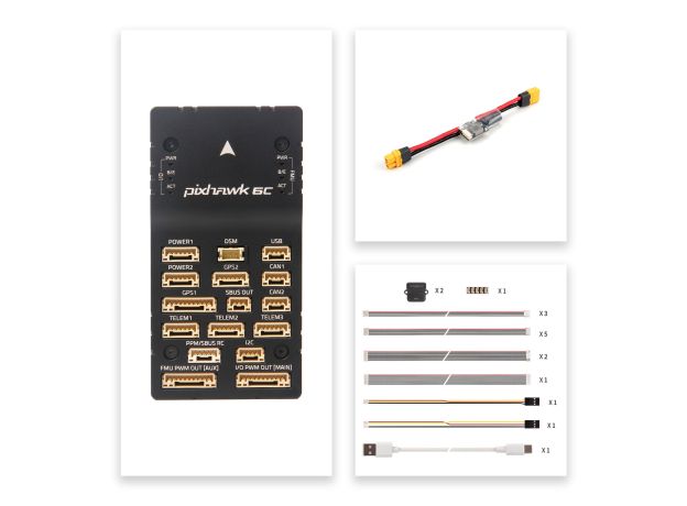 Holybro Pixhawk 6C Alüminyum/PM02 Seti