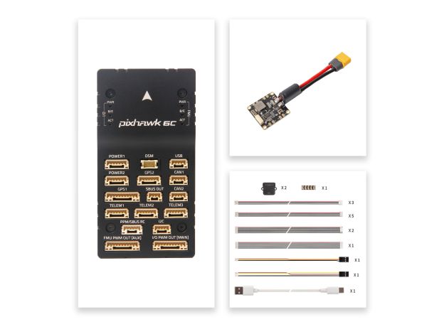 Holybro Pixhawk 6C Alüminyum/PM06 Seti