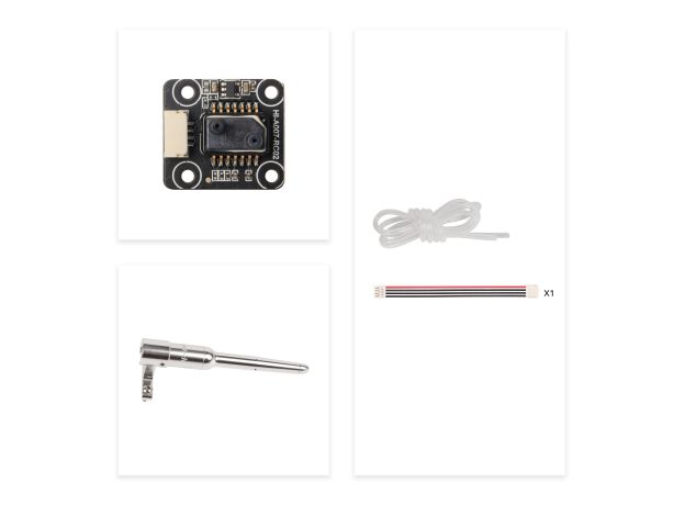 Holybro Dijital Hava Hızı Sensörü - MS5525DSO Sensör ve PT60 Pitot Tüpü