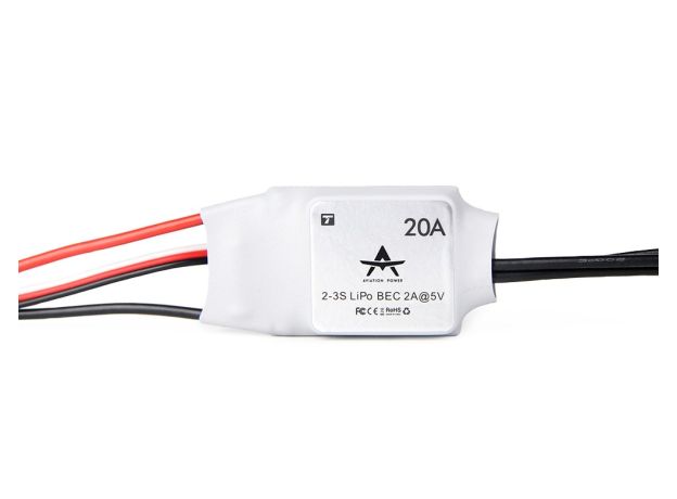 T-Motor AT20A 2-3S Fixed Wing Airplane ESC — Image 2