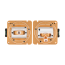 RadioMaster AG02 CNC Hall Gimbals for GX15 & TX15 & TX16S & Boxer Radio — Blue / Set