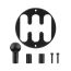 RadioMaster CNC Eksen Kilidi ve Kol Geçiş Plakaları — CNC Yatay Kumanda Kol Mekanizması Ön Plakası
