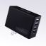Tattu 34W 4 Portlu USB AC Adaptör 6.8A Wall Charger for iPhone, iPad, Samsung, Smartphones and Tablets