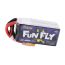 Tattu 1300mAh 4S 100C 14.8V LiPo Batarya | XT60 Konnektör | FunFly