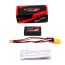 Gens ace 400mAh 2S 60C 7.6V(HV) LiPo Batarya | Sert Kasalı | 2mm Bullet to XT60 Adaptör | Car Classic
