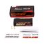Gens ace 6200mAh 2S 140C 7.6V(HV) Mid-size LiPo Batarya | 5.0mm bullet | Kırmızıline 2.0