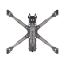 FlyFishRC Volador II VX6 O4 Pro FPV Serbest Stil T700 Gövde Kit — Siyah