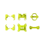 FlyFishRC Volador VX3/VX3.5 Gövde O4 Pro TPU Part Set — Siyah