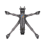 FlyFishRC Volador II VD6 O4 Pro Deadcat FPV T700 Gövde Kit — Siyah