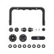 RadioMaster GX15 CNC Upgrade Parts — Black