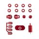 RadioMaster TX16S MK3 CNC Anodized Aluminium Switch Set — Red