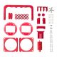 RadioMaster TX16S Mark II CNC Upgrade Parts Set — Red