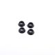 RadioMaster Replacement Satin Black Switch Nuts for TX16S MKII and GX15 — Short