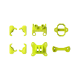 FlyFishRC Volador VX3/VX3.5 Gövde O4 Pro TPU Part Set — Siyah