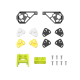 FlyFishRC Volador II 5-6inch O4 Pro Upgrade Part Kits — Siyah
