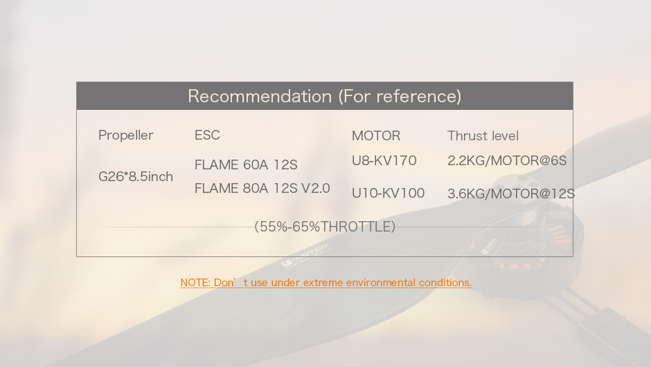 T-Motor G26*8.5 Pervane - 2 Adet / Çift — Üretici detay görselleri 3