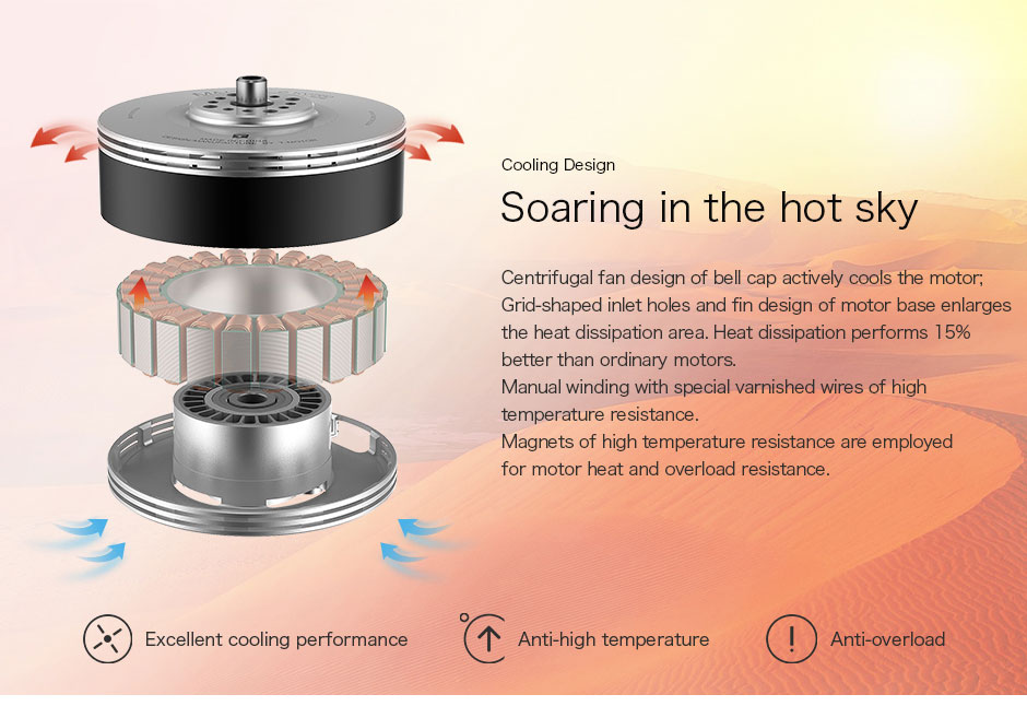 T-Motor MN701-S IP45 Çok Rotorlu Sabit Kanat İHA Motoru KV135 2 Adet / Set — Üretici detay görselleri 2