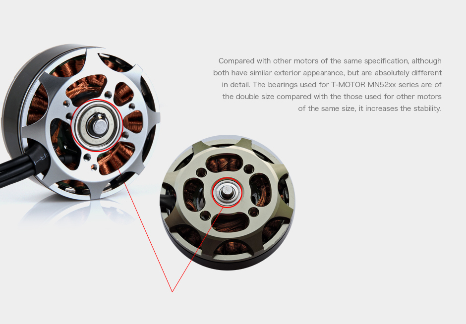 T-Motor MN5208 Multirotor Fixed Wing UAV Motor KV340 — Manufacturer product details 4