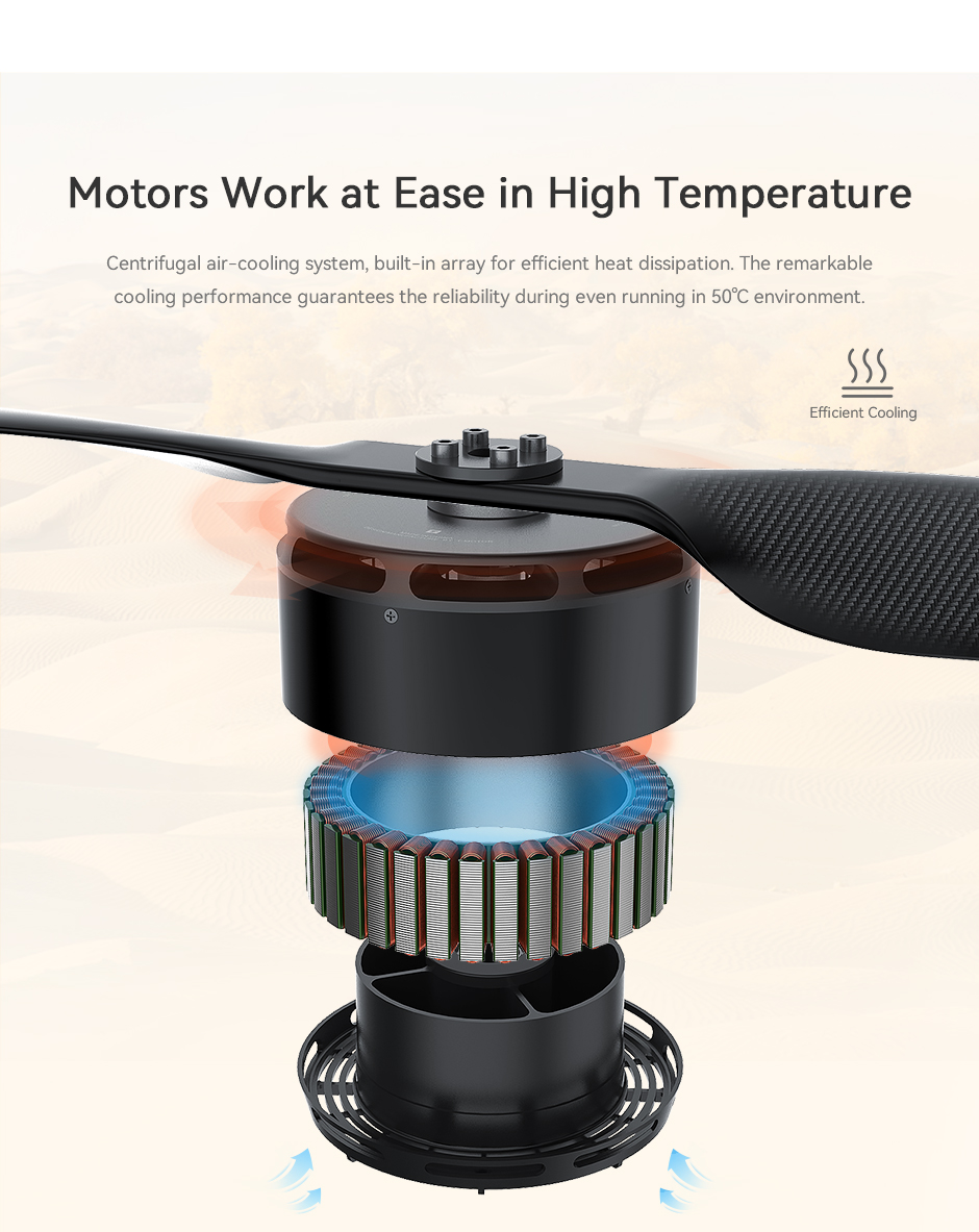 T-Motor U13Ⅱ Power Type Multirotor UAV Motor KV65 — Manufacturer product details 6