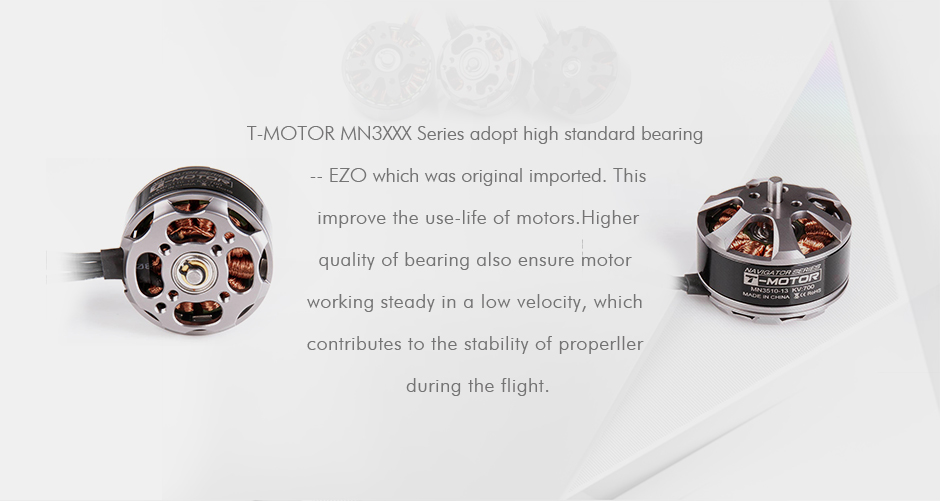 T-Motor MN3510 Çok Rotorlu Sabit Kanat İHA Motoru KV360 — Üretici detay görselleri 4
