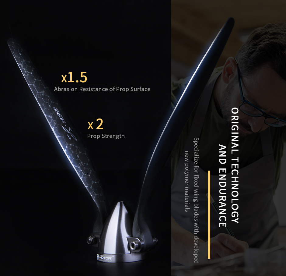 T-Motor TF15*8 Planör ve İHA Karbon Pervane — 15*8 Blades — Üretici detay görselleri 3