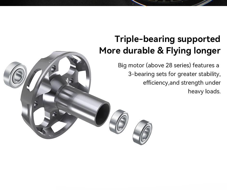 T-Motor AT2317 Long Shaft Outdoor 3D Trainer Glider Motoru- KV1400 — Üretici detay görselleri 7