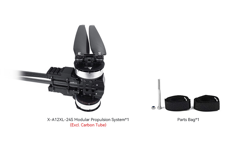 T-Motor X-A12XL-24S — X-A12XL KV48+24S FOC 120A — Teknik çizimler ve performans grafikleri 3