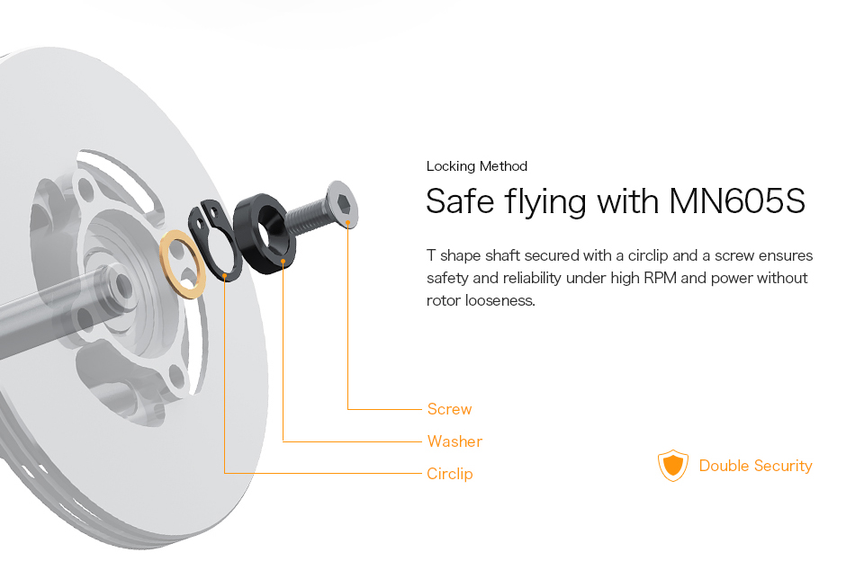 T-Motor MN605-S IP45 Çok Rotorlu Sabit Kanat İHA Motoru KV170 2 Adet / Set — Üretici detay görselleri 5