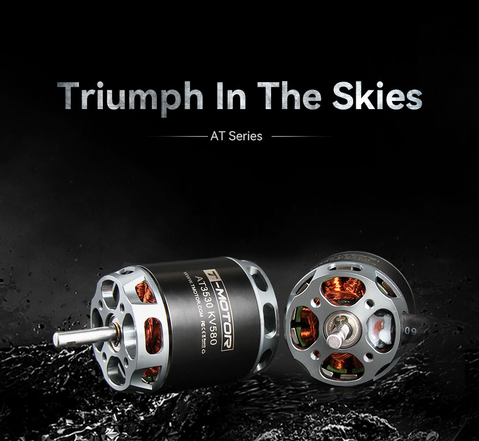 T-Motor AT3530 VTOL Sabit Kanat Aircraft Long shaft Motoru KV580 — Üretici detay görselleri 1