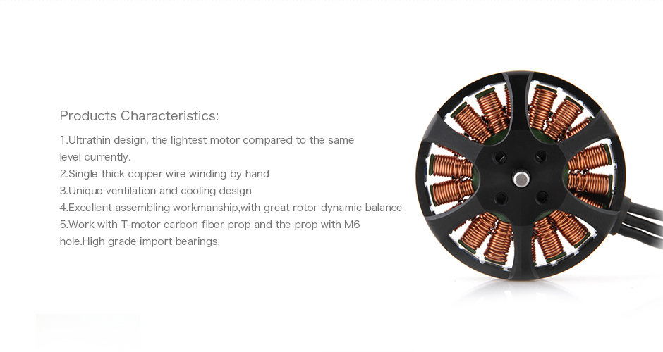 T-Motor MN4006 Antigravity Type 4-6S UAV Motor 2PCS/SET KV380 — Manufacturer product details 2