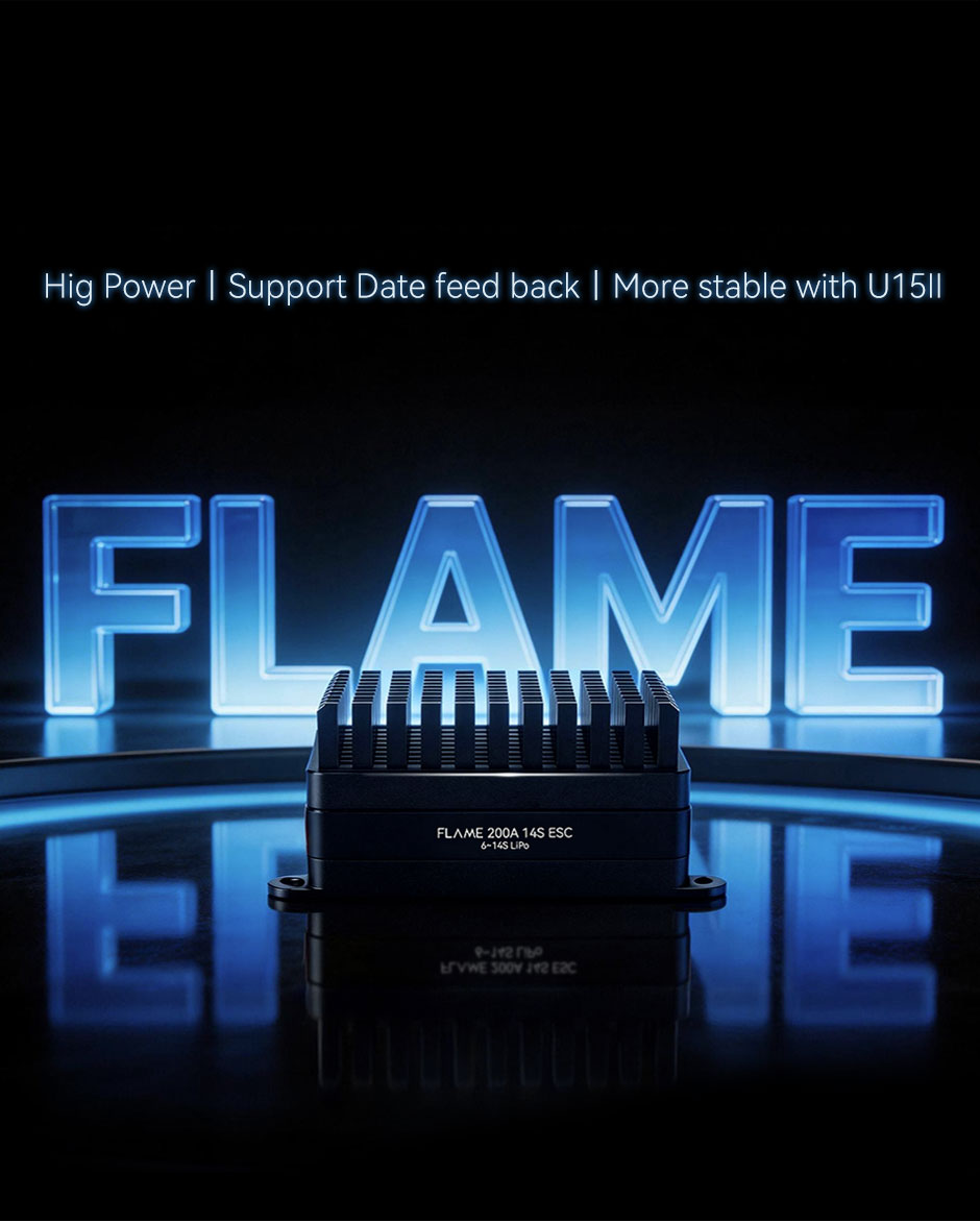 T-Motor FLAME 200A 14S Çok Rotorlu İHA ESC — Üretici detay görselleri 1
