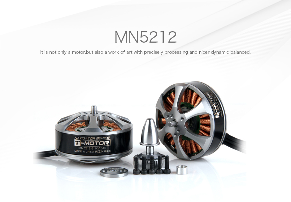 T-Motor MN5212 Multirotor Fixed Wing UAV Motor KV340 — Manufacturer product details 1