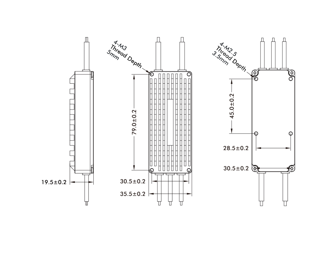 T-Motor FLAME 80A 12S V2.0 Çok Rotorlu İHA ESC — Teknik çizimler ve performans grafikleri 1