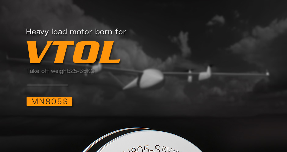 T-Motor MN805-S IP45 Multirotor Fixed Wing UAV Motor KV120 — Manufacturer product details 1