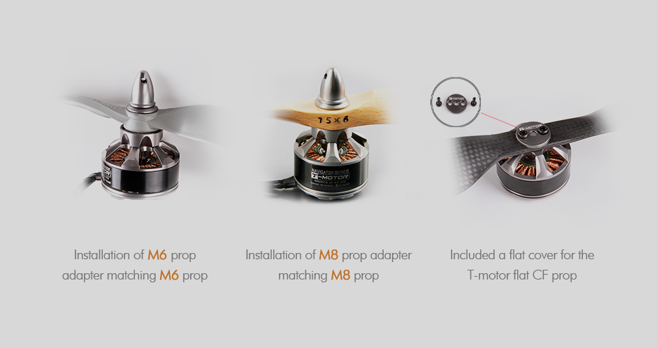 T-Motor MN4010 Çok Rotorlu Sabit Kanat İHA Motoru KV370 — Üretici detay görselleri 7