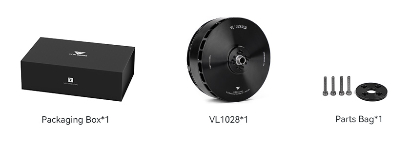 T-Motor VL1028 — Teknik çizimler ve performans grafikleri 2