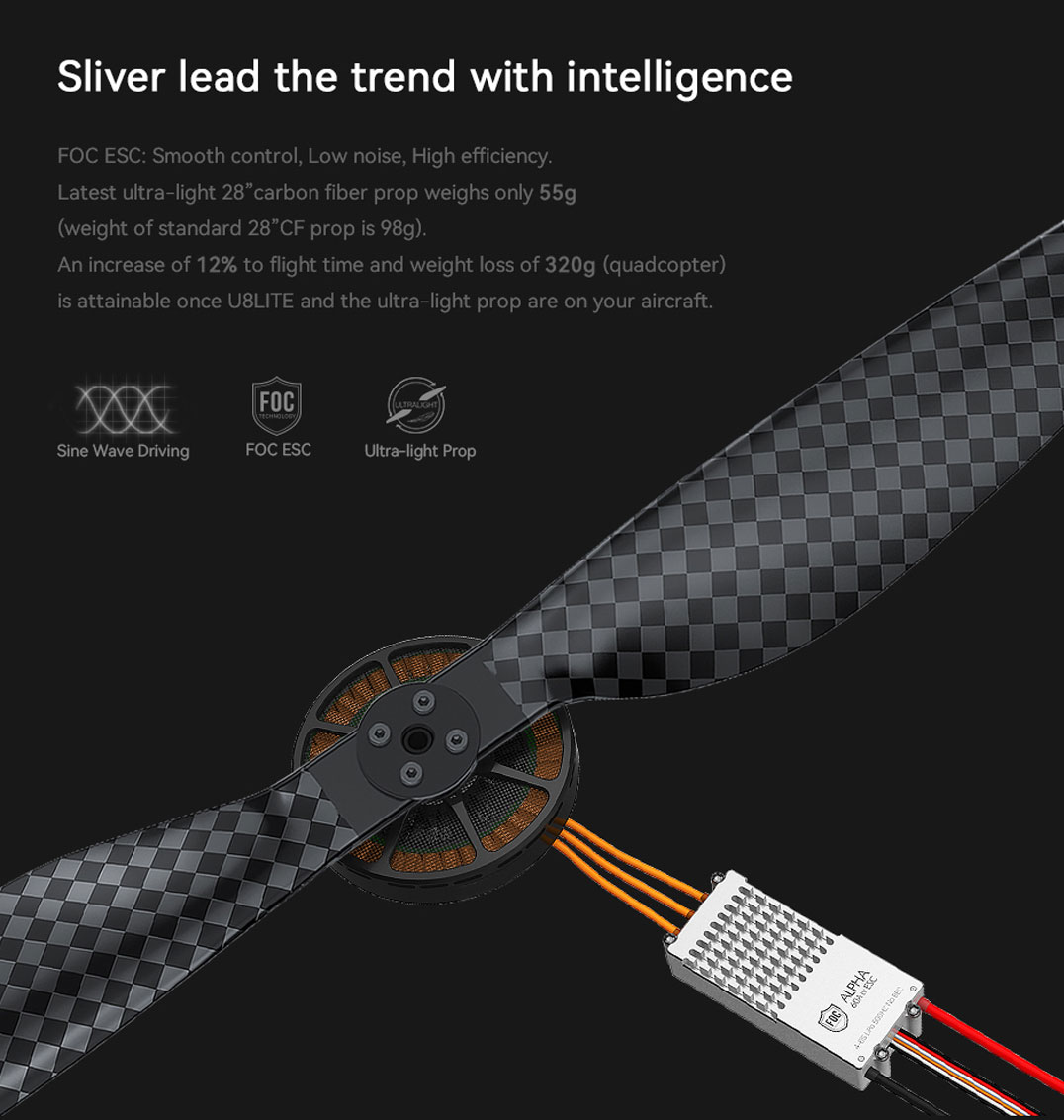 T-Motor U8 Lite Efficiency Type Multirotor UAV Motor KV100 — Manufacturer product details 12