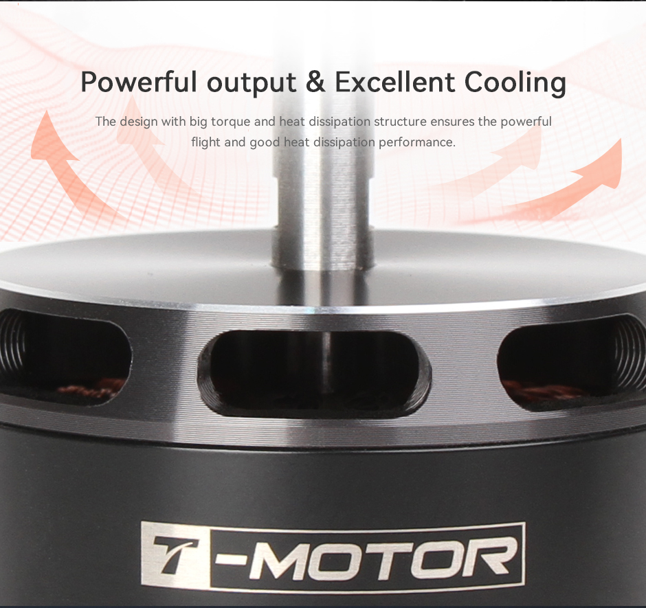 T-Motor AT5220B 20-25CC VTOL Sabit Kanat Aircraft Long Shaft Motoru KV380 — Üretici detay görselleri 2
